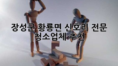 장성군 황룡면 신호리 전문 청소업체 추천