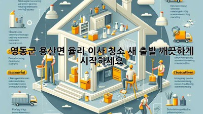 영동군 용산면 율리 이사 청소: 새 출발, 깨끗하게 시작하세요! ✨